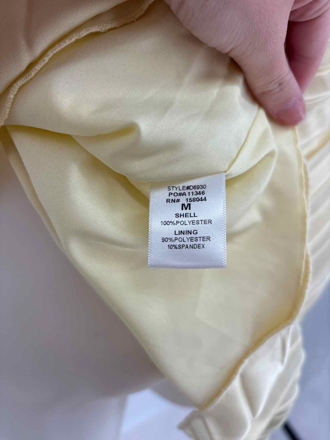 Size M Yellow Dress