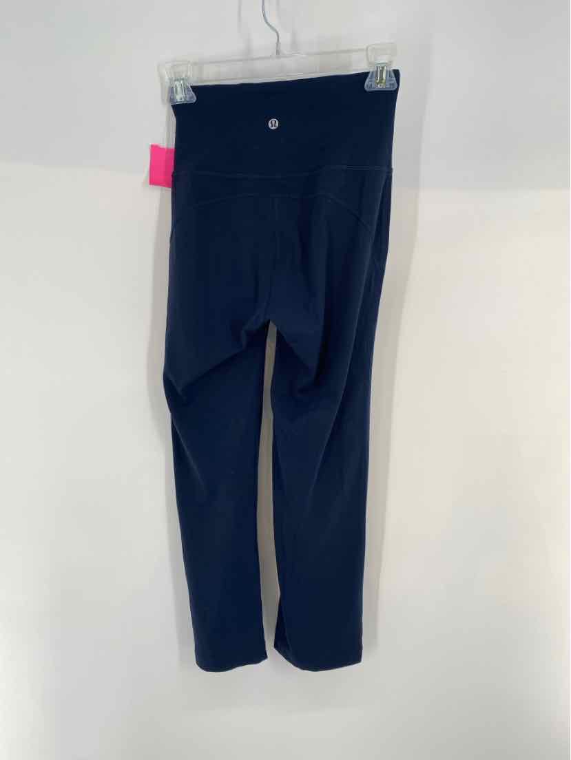 Size 4 Lululemon Navy Capri