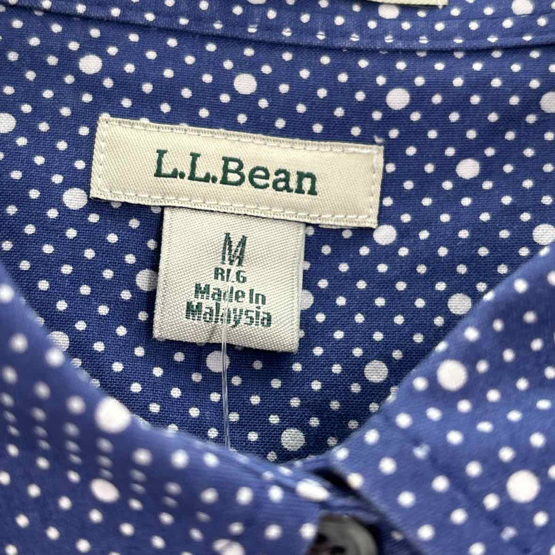 Size M LL BEAN Blue Shirt