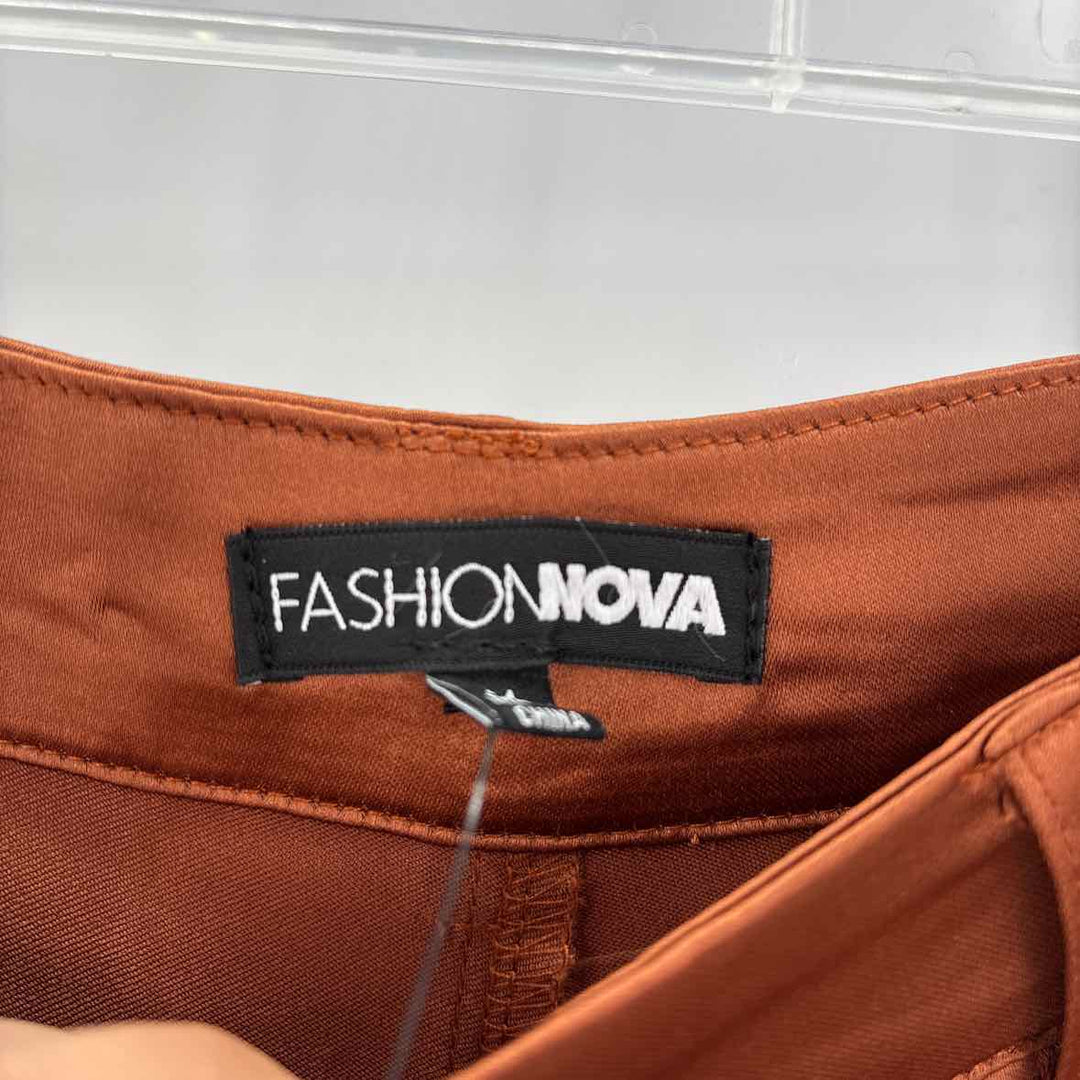Size M FASHION NOVA Brown 2 PC Dress