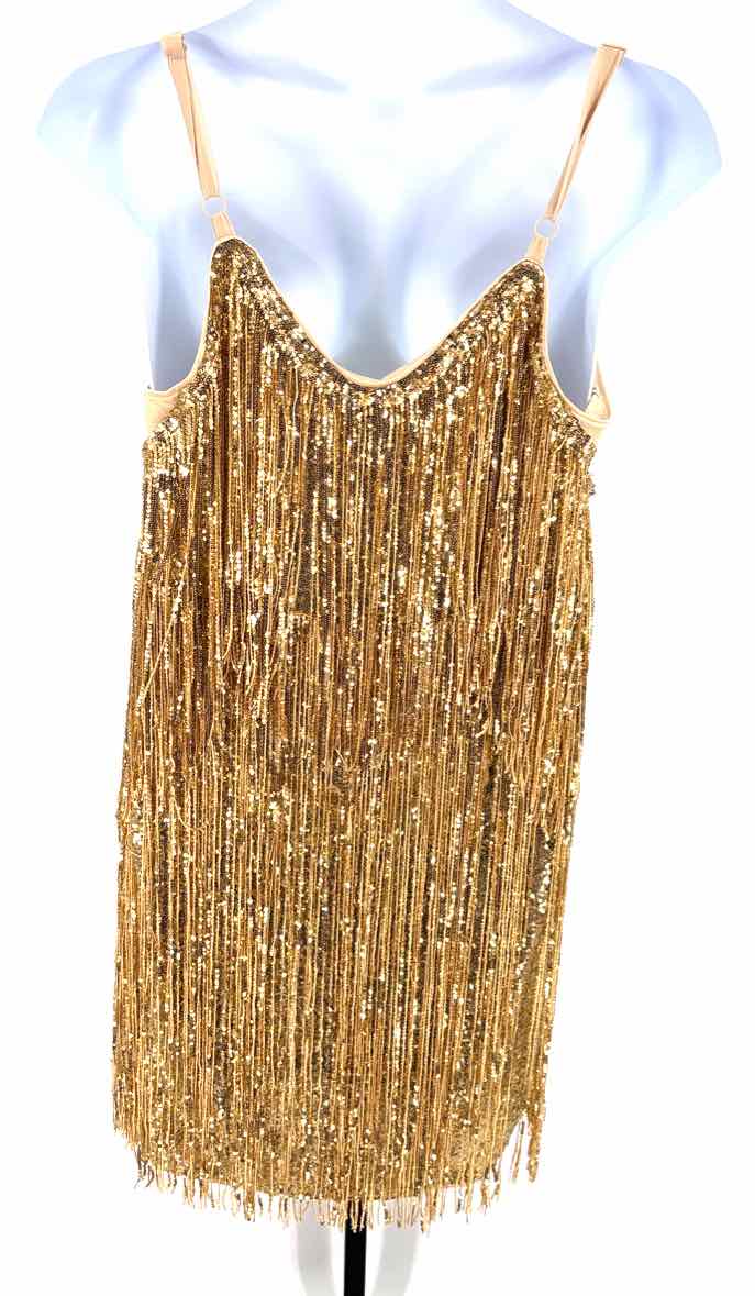 Size 16 Gold Sequined Dress