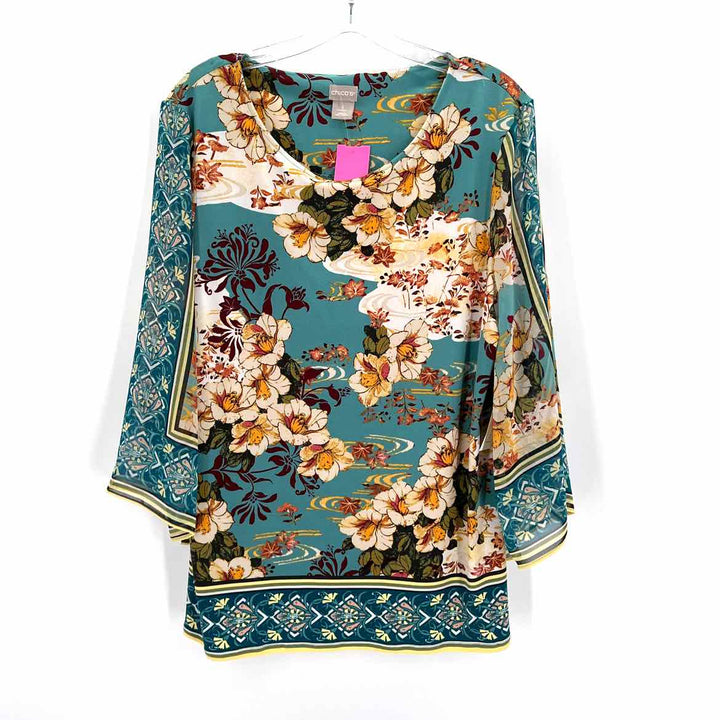 Size L Chico's Multi-Color Shirt