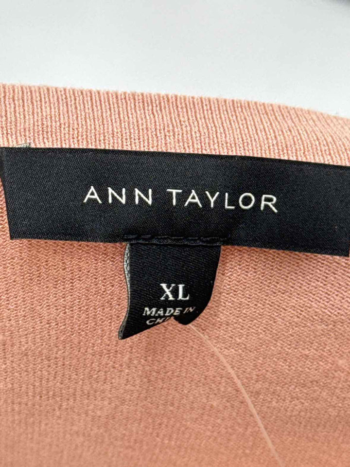 Size XL Ann Taylor Tan Cardigan