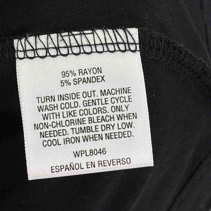Size XL JM COLLECTION Black Shirt