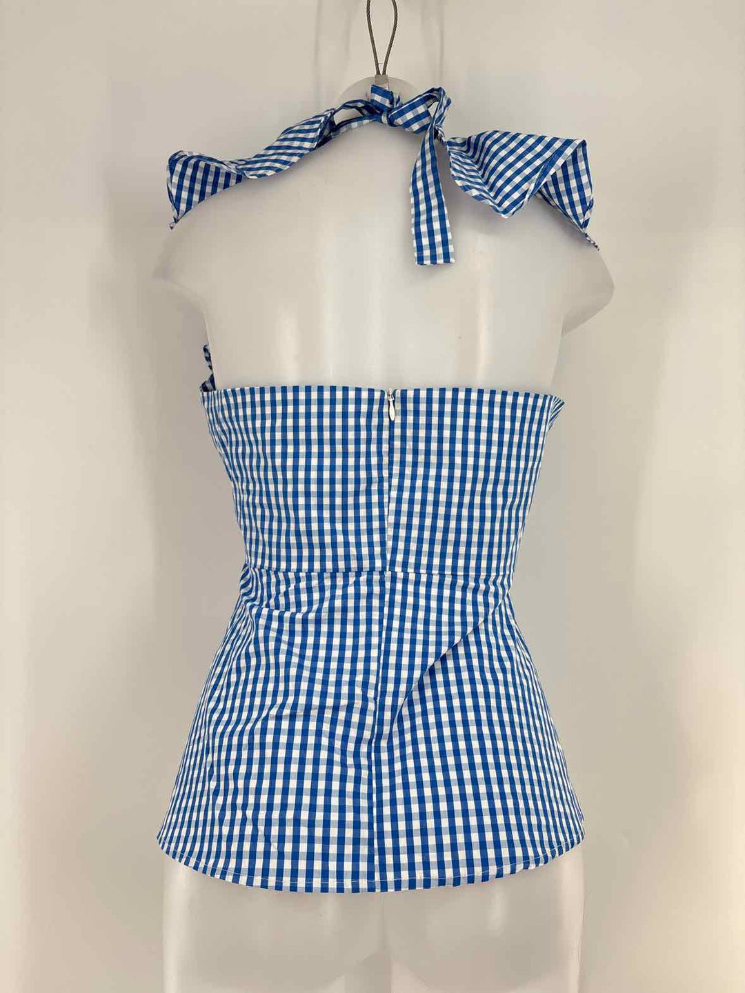 Size M Blue Print Dress
