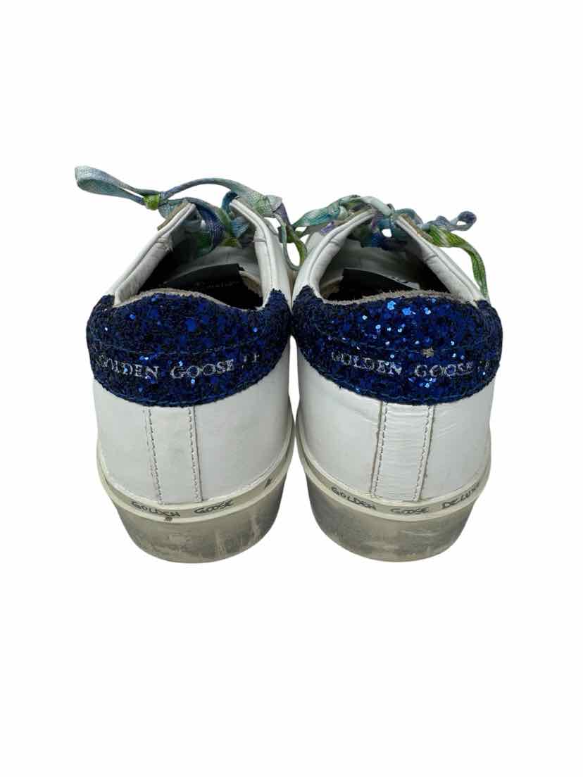 Shoe Size 38 GOLDEN GOOSE White Leather Luxury - Sneakers