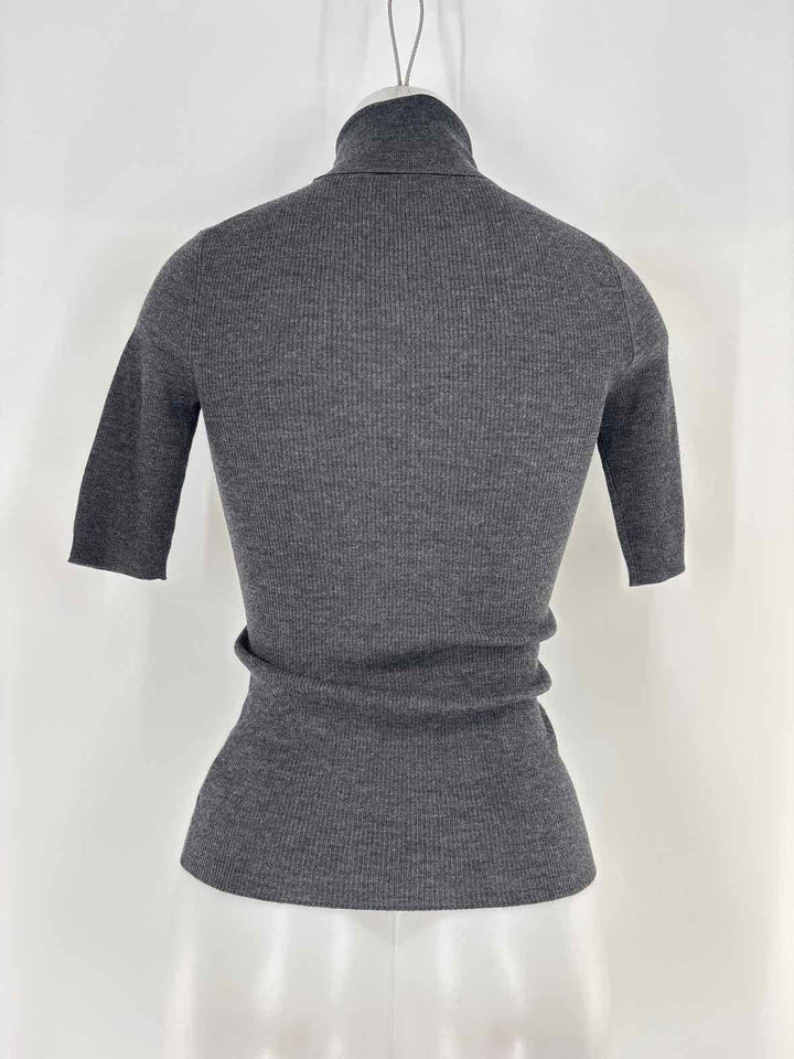Size Petite THEORY Gray Knit Shirt