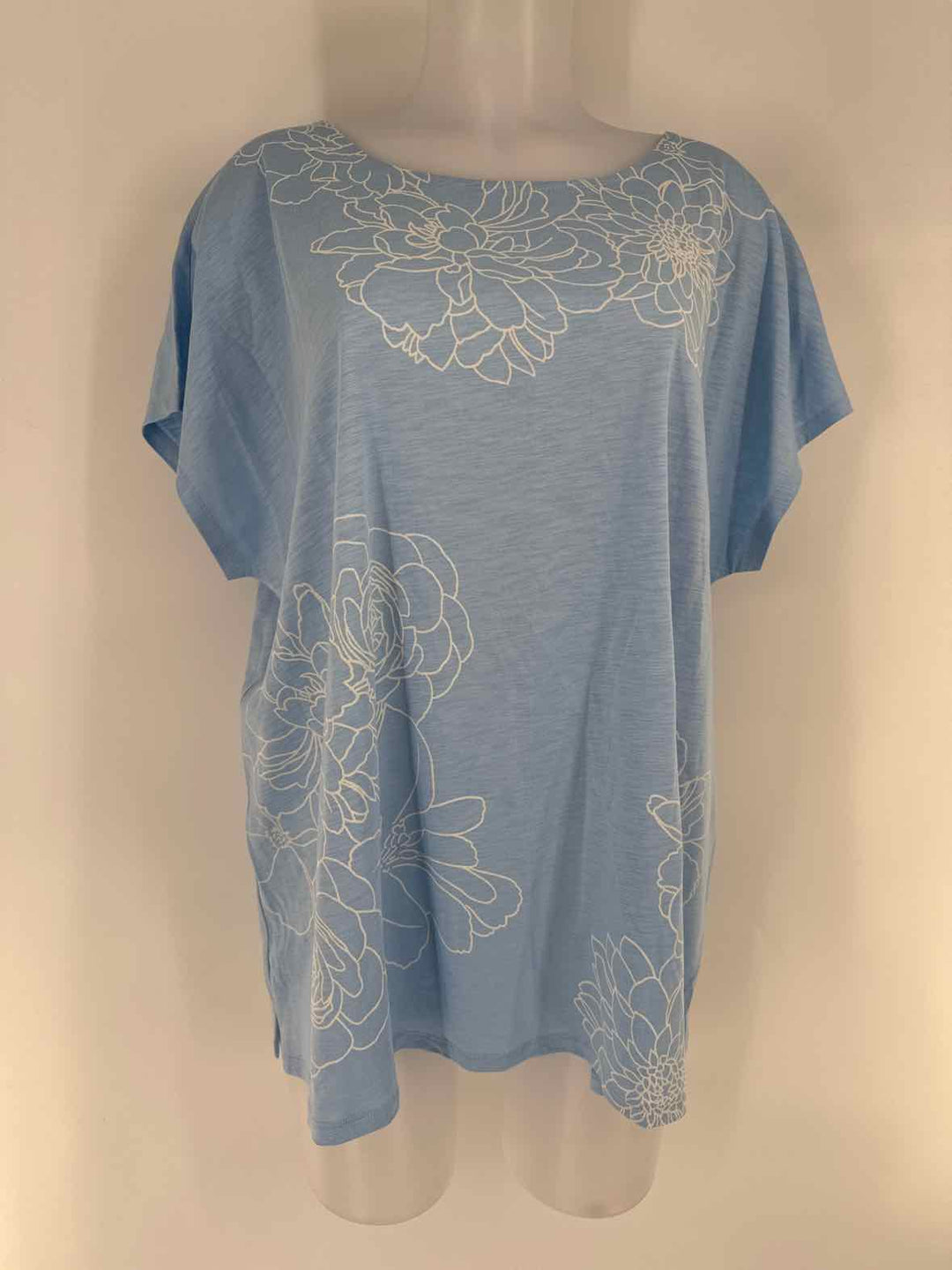 Size XL J JILL Blue Shirt
