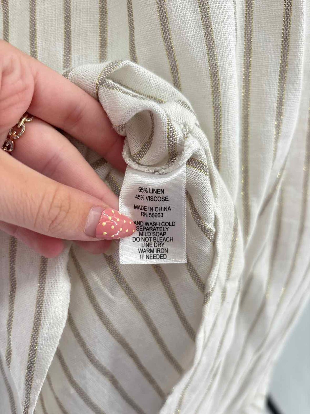 Size 2X Jones New York White Print Dress