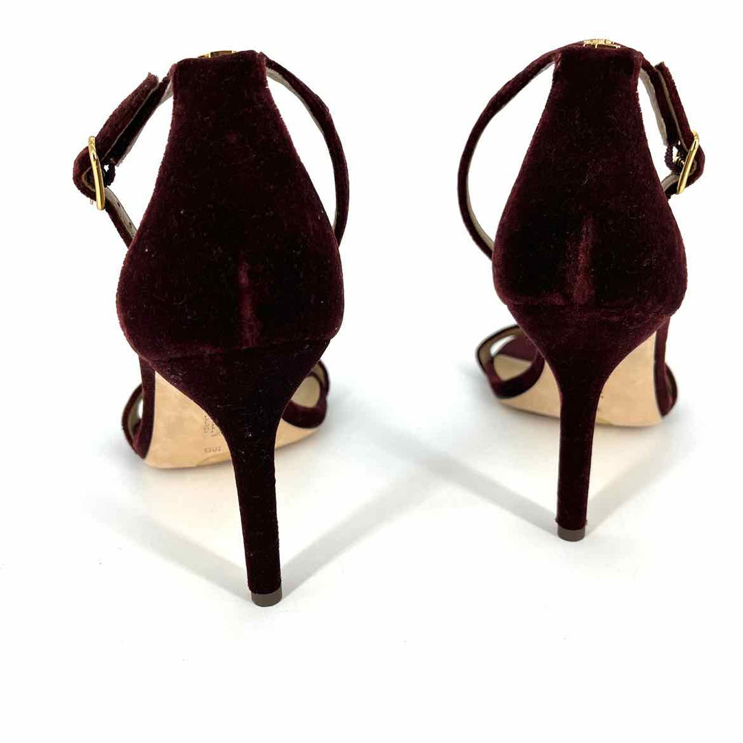 Shoe Size 10 RALPH LAUREN Burgundy Velvet Pumps