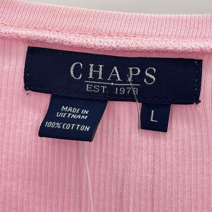 Size L CHAPS Pink Shirt