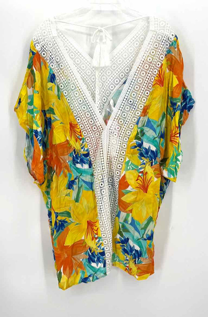 Size L/XL Multi-Color Lace Swimsuit