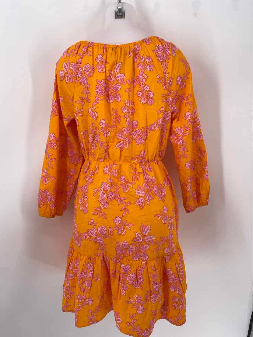 Size 10 J Crew Orange Dress