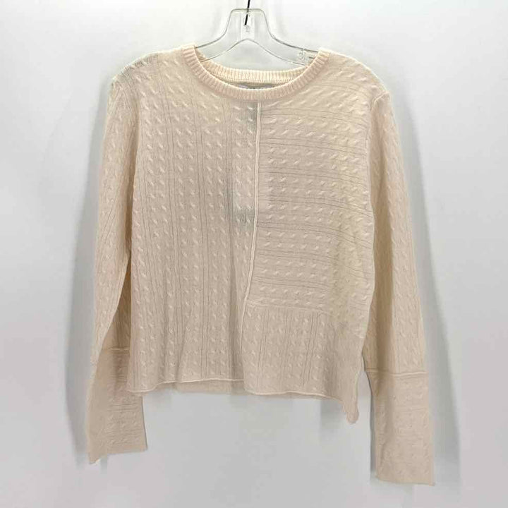 Size L MAGASCHONI Ivory Cashmere Sweater