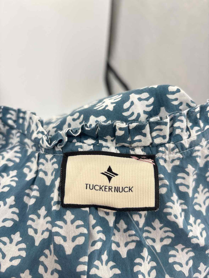 Size S TUCKERNUCK Blue Print Dress