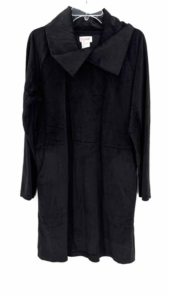 Size XL Black Velour Dress