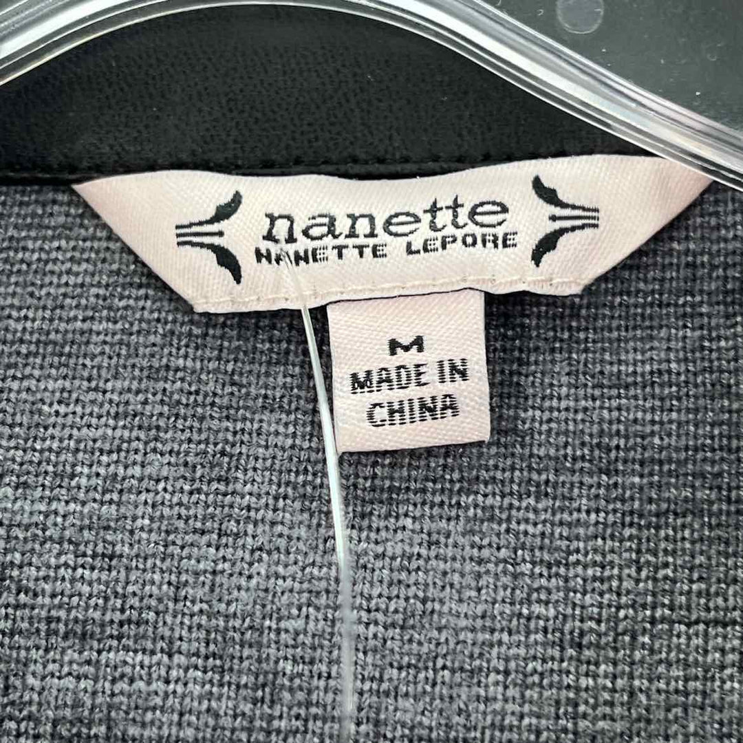 Size M NANETTE LEPORE Gray Shirt