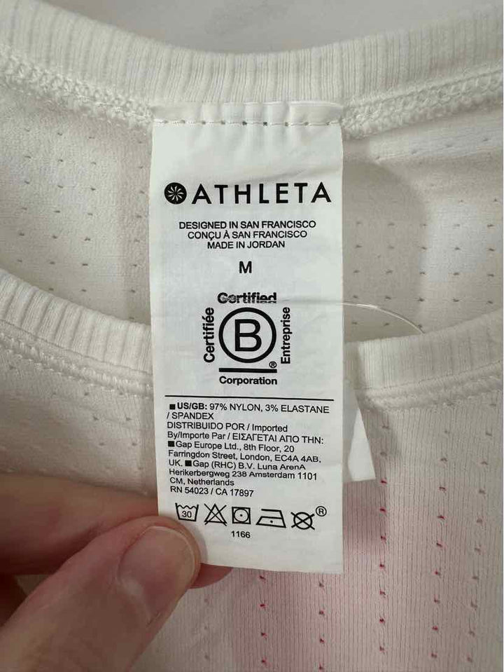 Size M Athleta White Shirt
