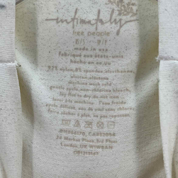 Size S FREE PEOPLE Ivory Shirt