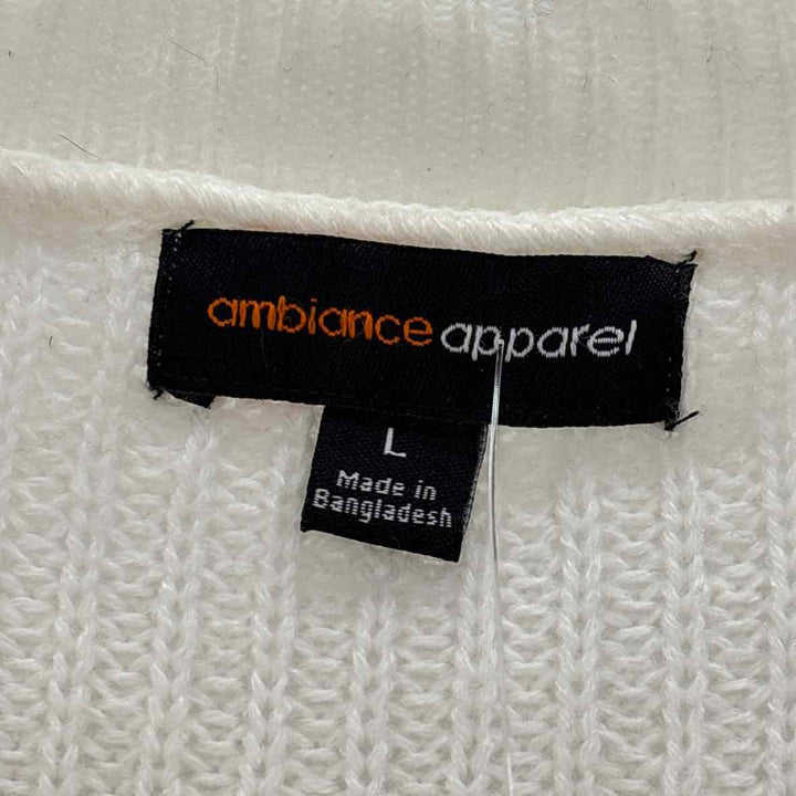 Size L Ivory Sweater