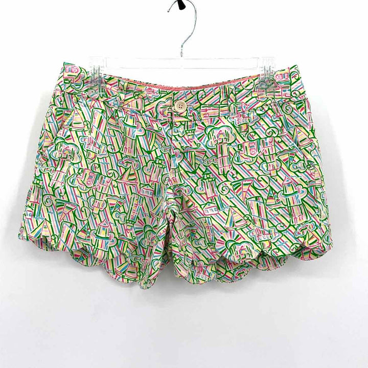 Size 4 Lilly Pulitzer Multi-Color Shorts