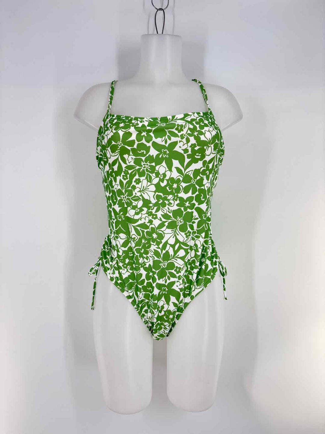 Size XL NO BOUNDRIES Green Print Swimsuit