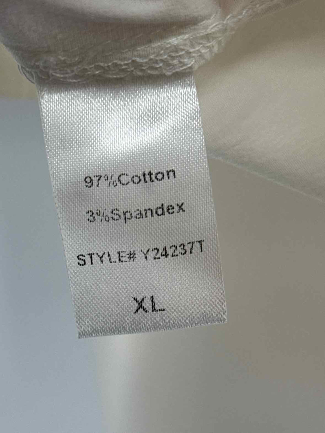 Size XL TUCKERNUCK Ivory Shirt