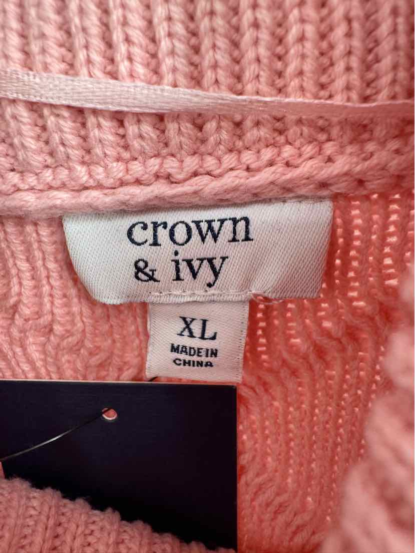 Size XL CROWN & IVY Pink Dress