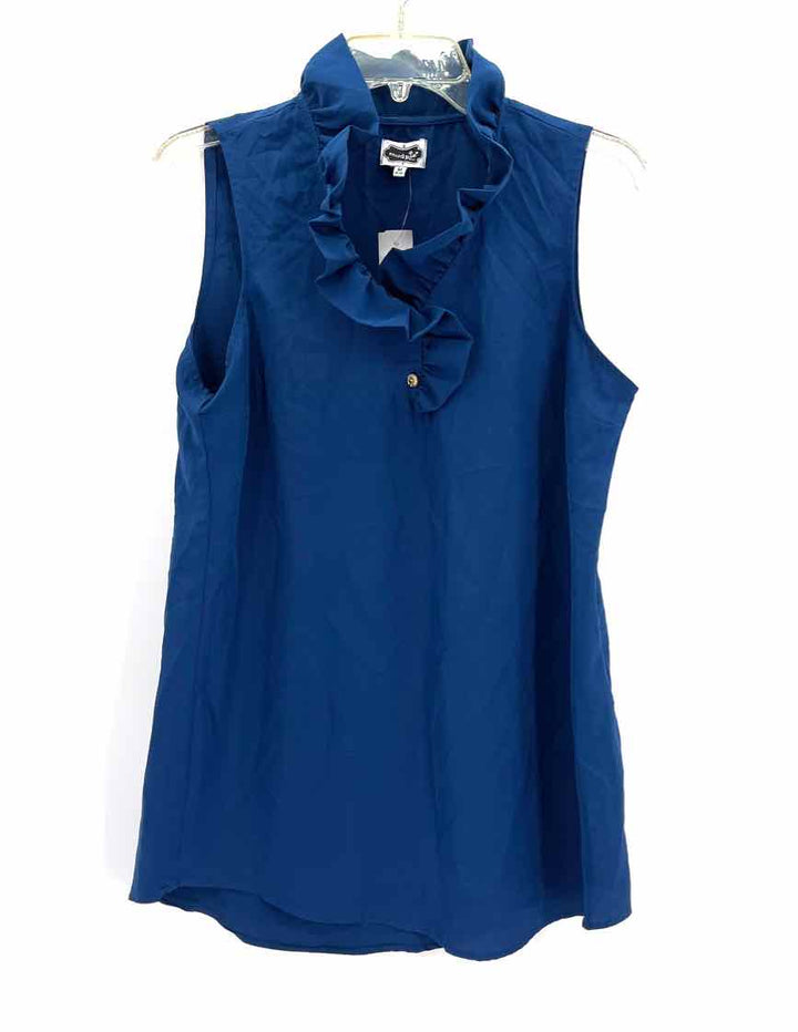 Size M Mud Pie Blue Shirt