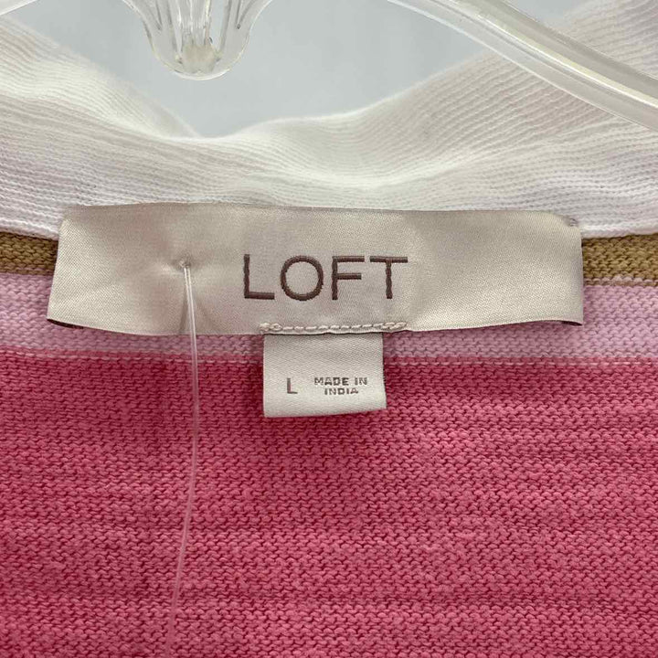 Size L LOFT Multi-Color Shirt