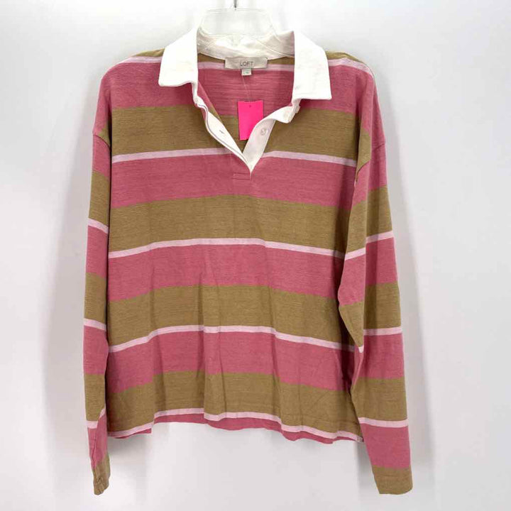 Size L LOFT Multi-Color Shirt