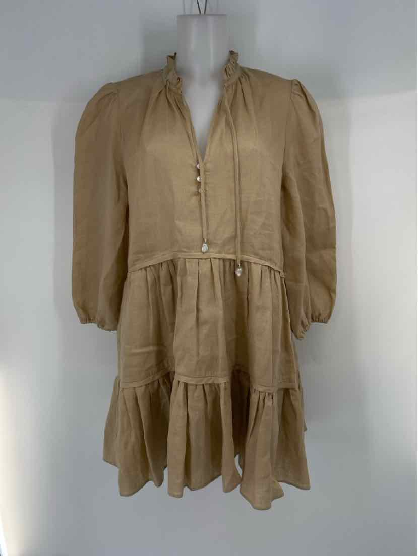 Size 10 VERONICA BEARD Tan Dress
