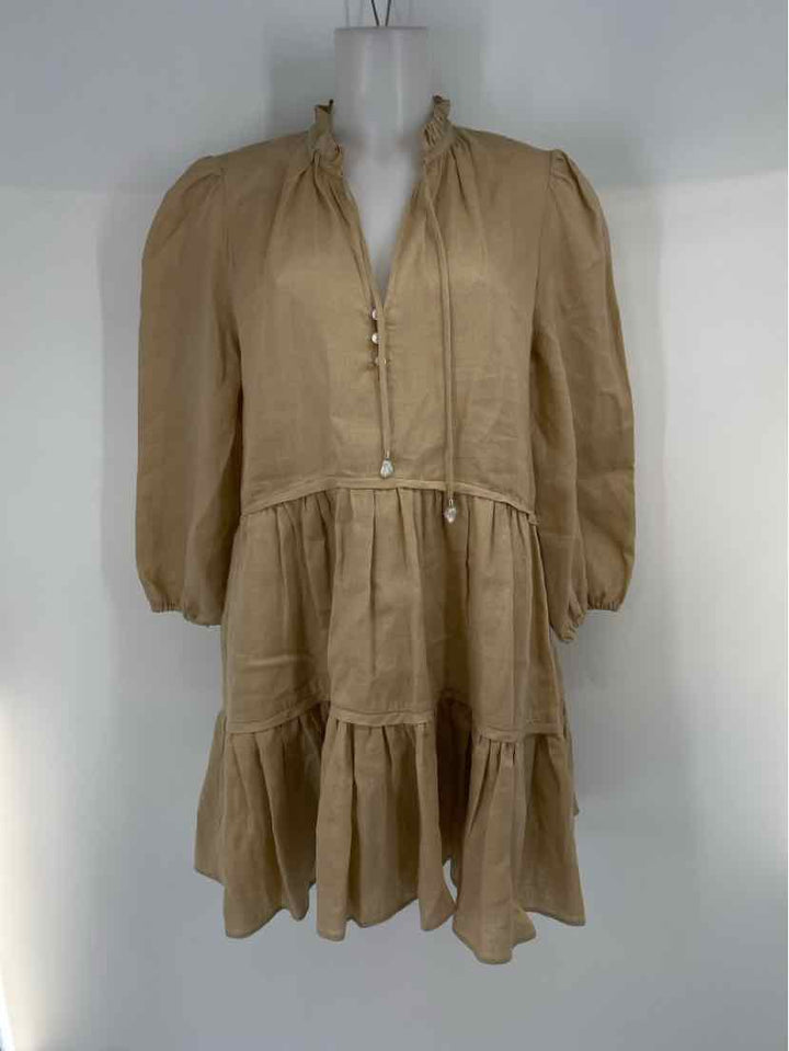 Size 10 VERONICA BEARD Tan Dress