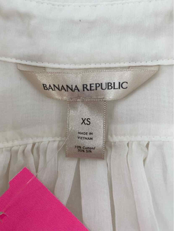 Size XS Banana Republic White Shirt