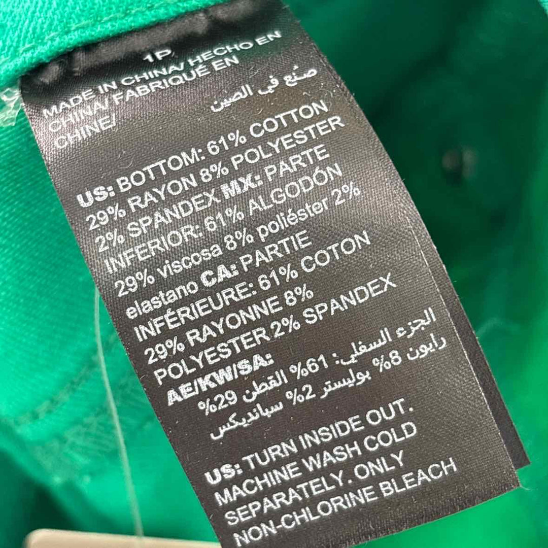 Size Petite Chico's Green Denim Jeans