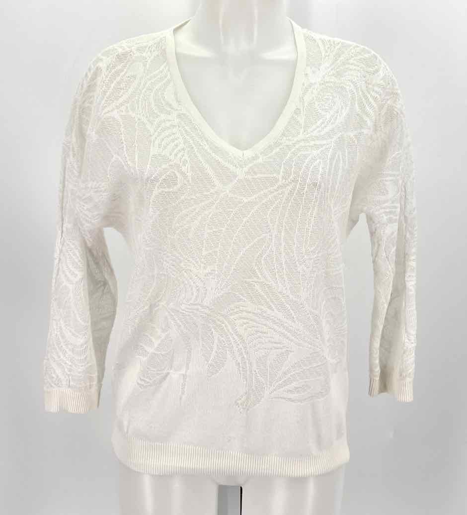 Size S Chico's White Lace Shirt