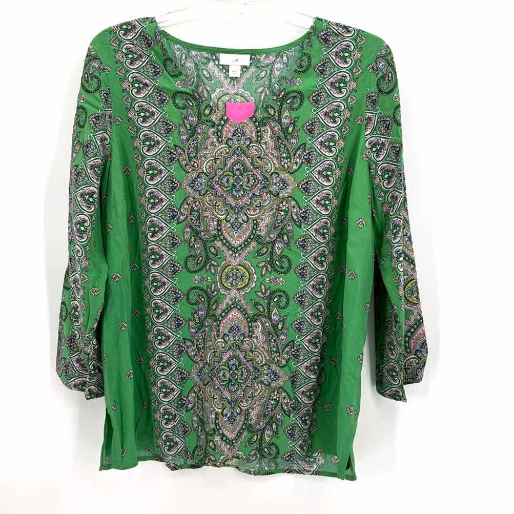 Size M J.JILL Green Shirt
