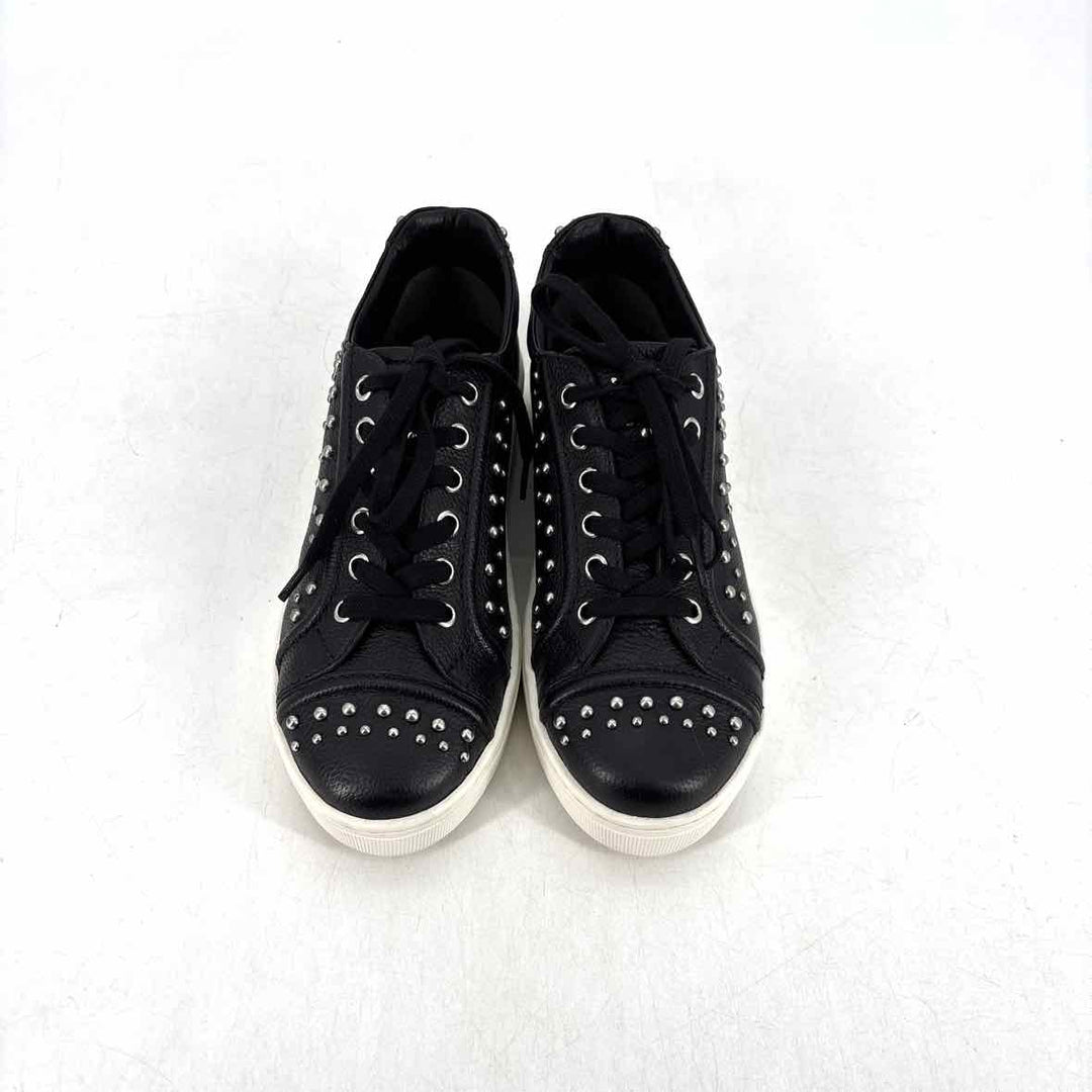 Shoe Size 7.5 BRIGHTON Black Leather Sneakers