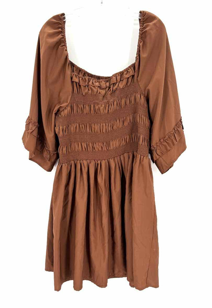 Size 3X Brown Dress