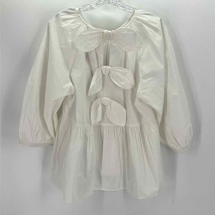 Size M Mud Pie White Shirt