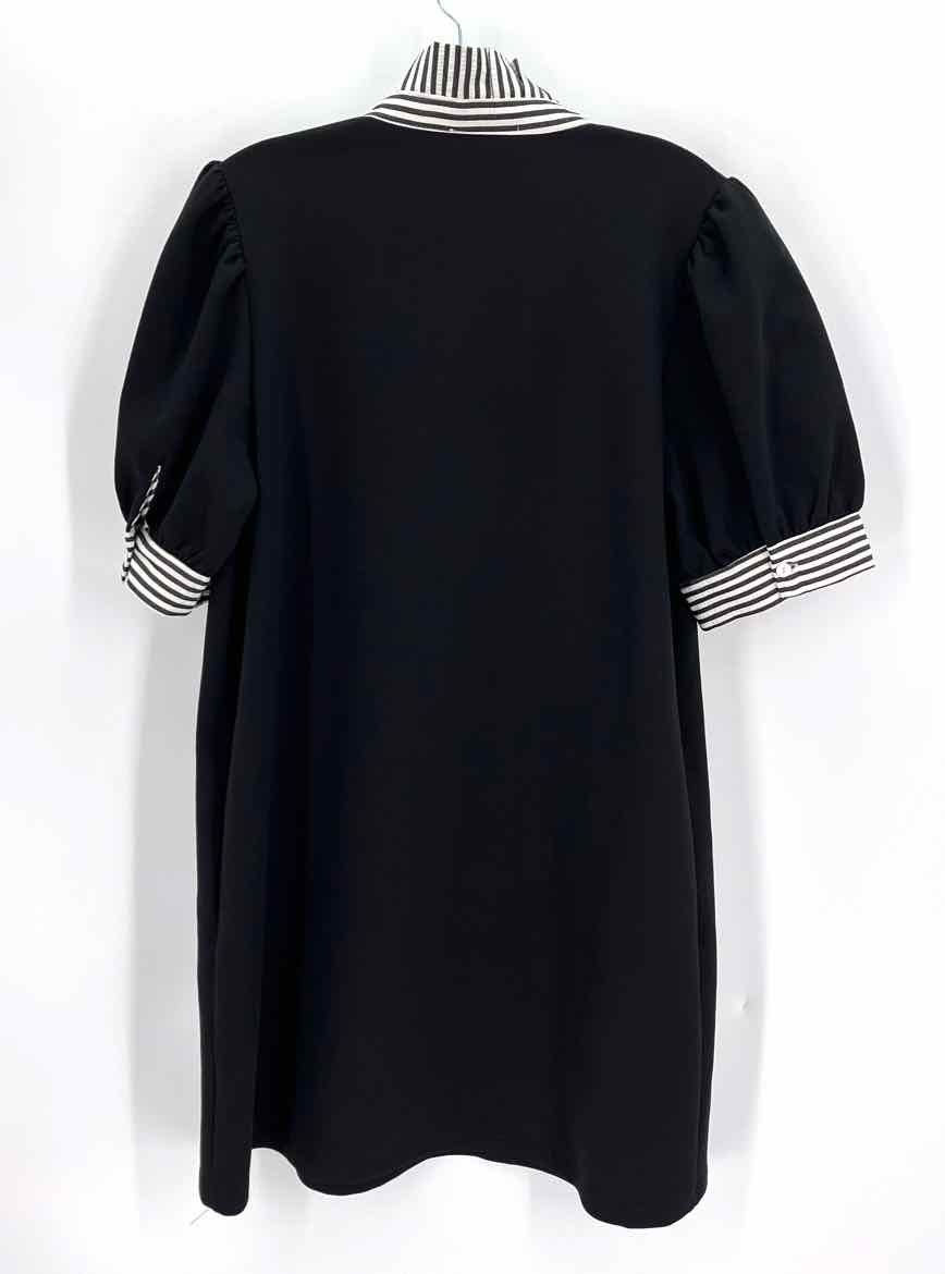 Size L ENTRO Black Dress