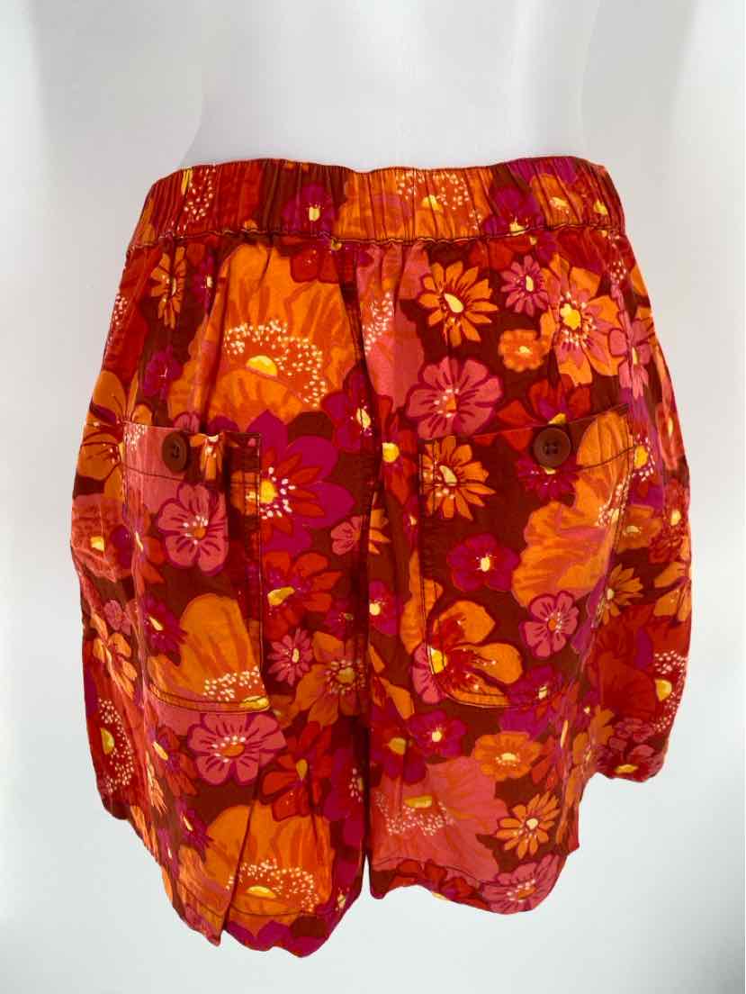 Size M FREE PEOPLE Orange Shorts
