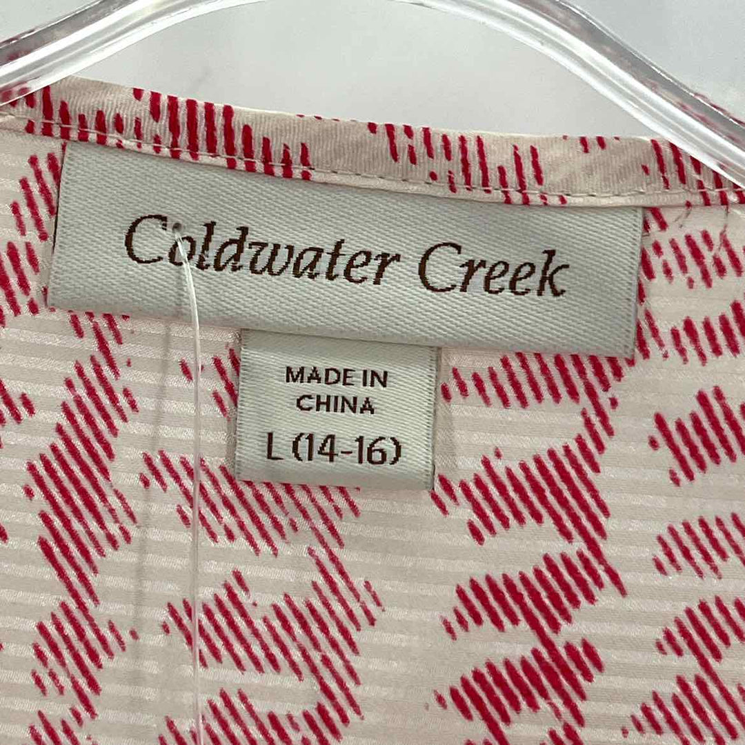 Size L Coldwater Creek Ivory Shirt