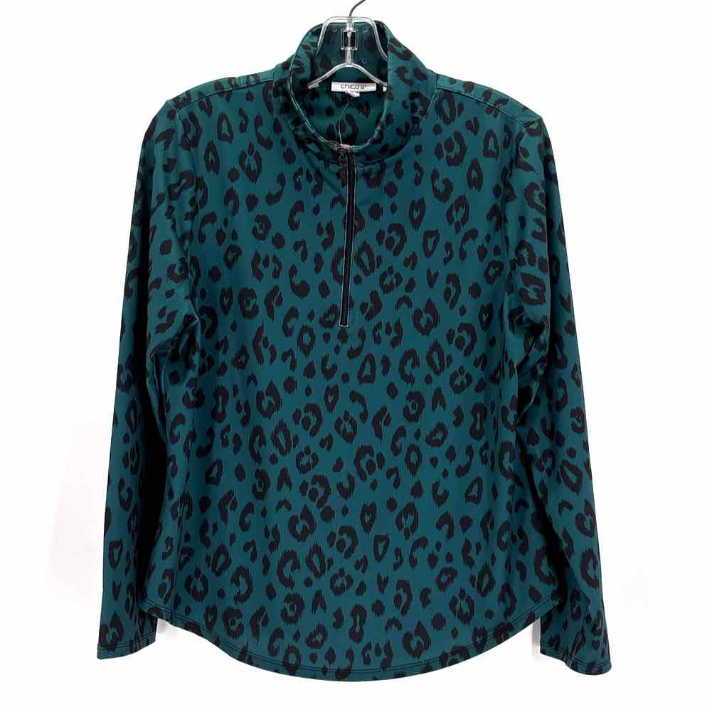 Size M Chico's Green Shirt