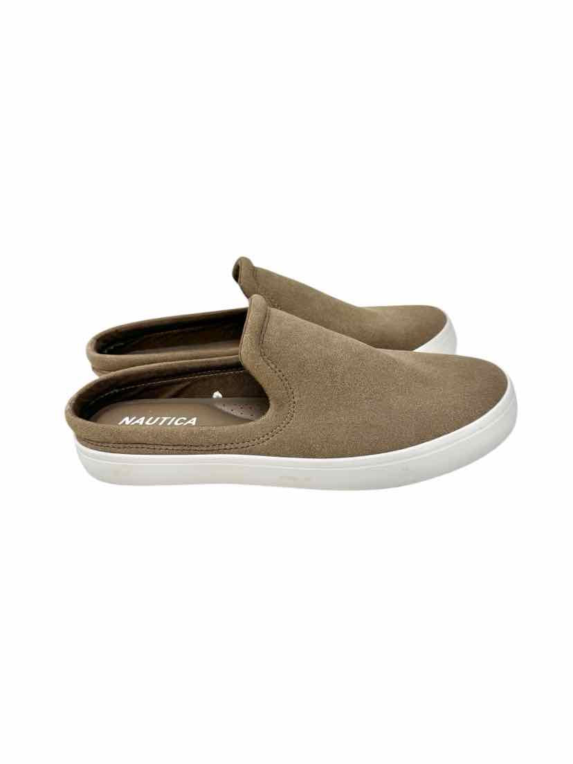 Shoe Size 7.5 NAUTICA Tan Suede Flats