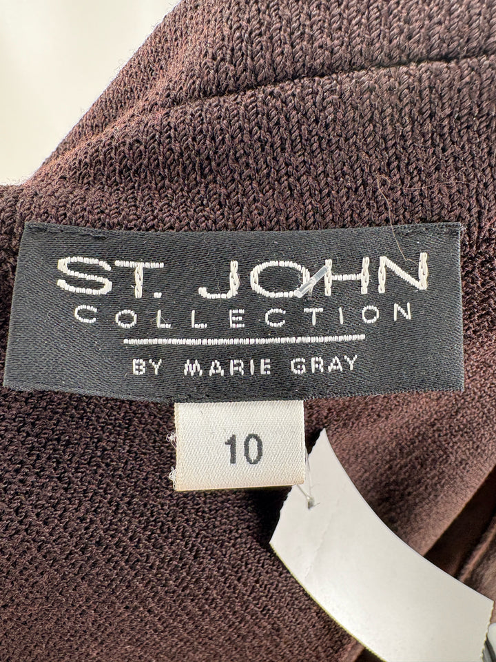 Size 10 ST JOHN Brown Jacket