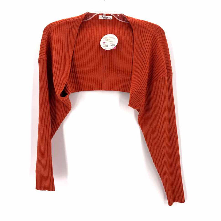 Size S Orange Knit Cardigan