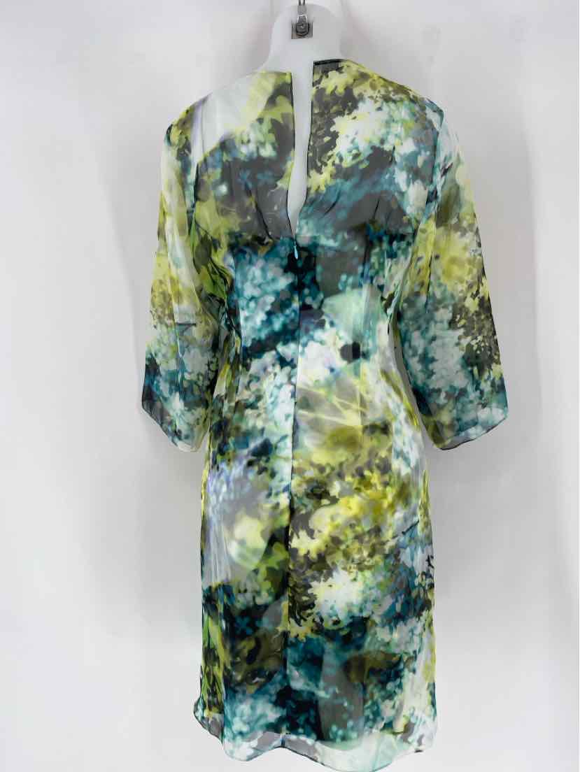 Size 10 KAY UNGER Teal Dress