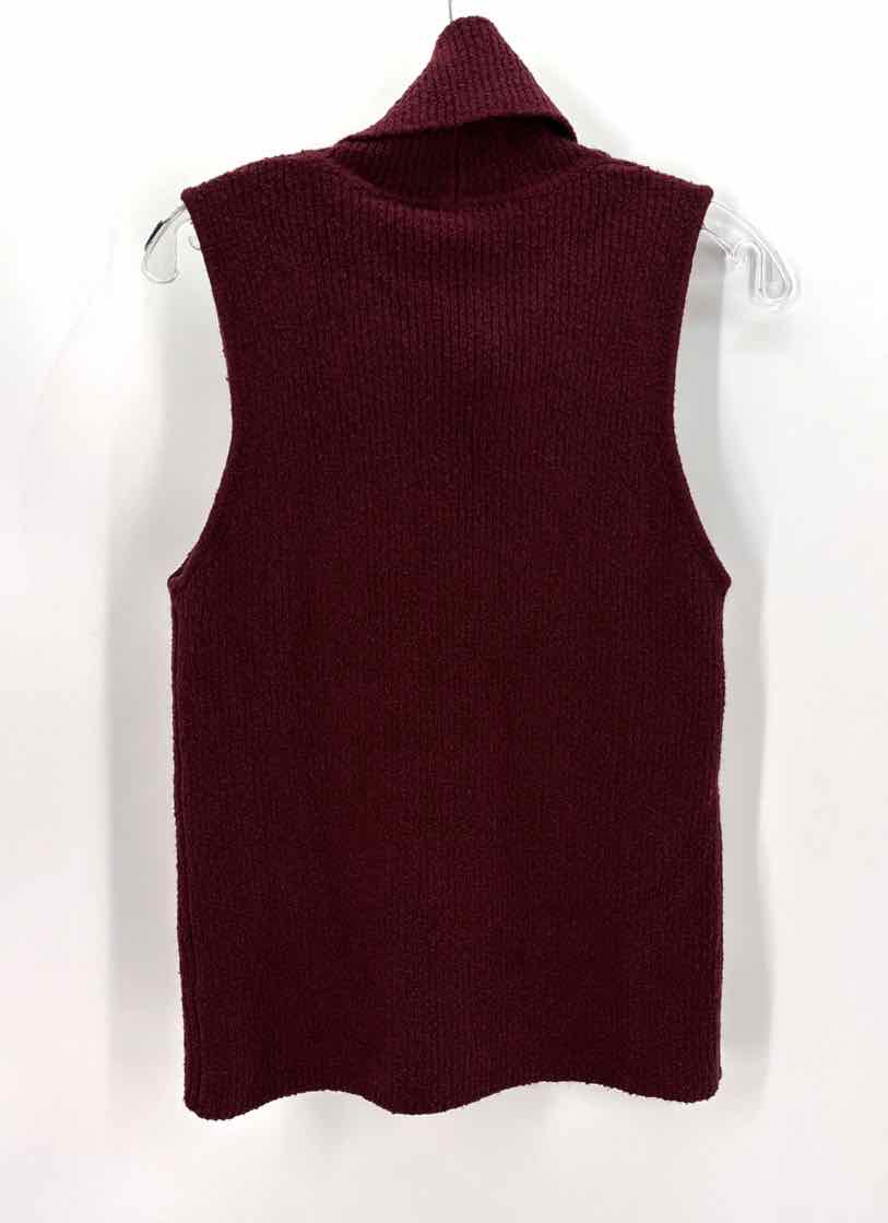 Size L Splendid Burgundy Knit Sweater