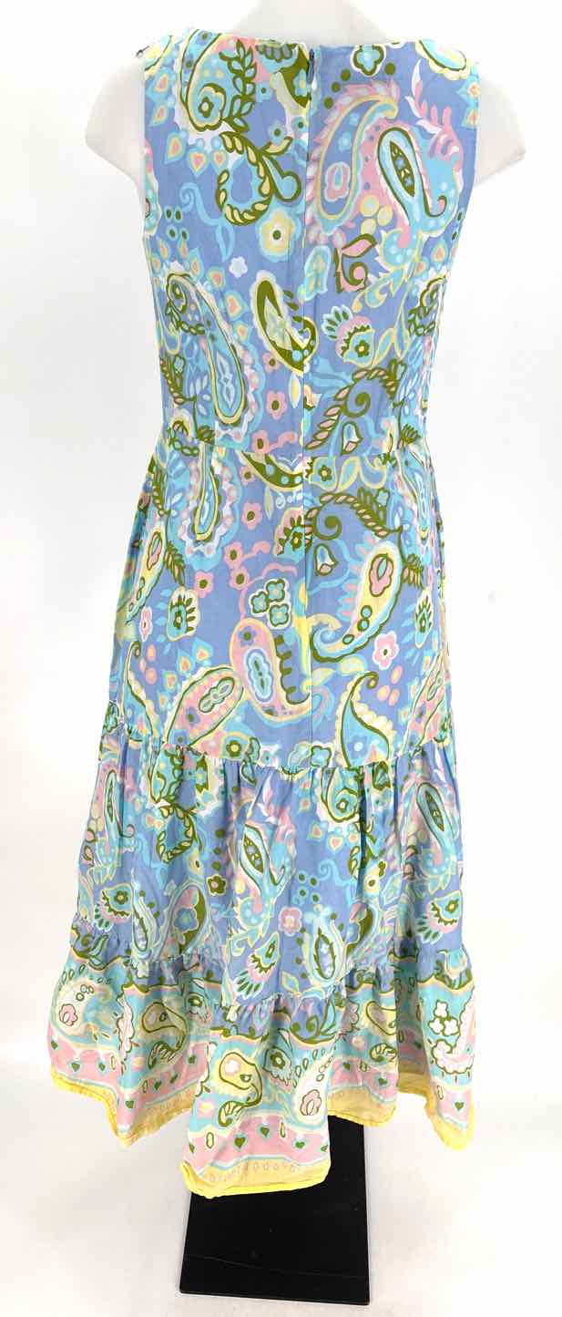 Size 4 Talbots Multi-Color Dress